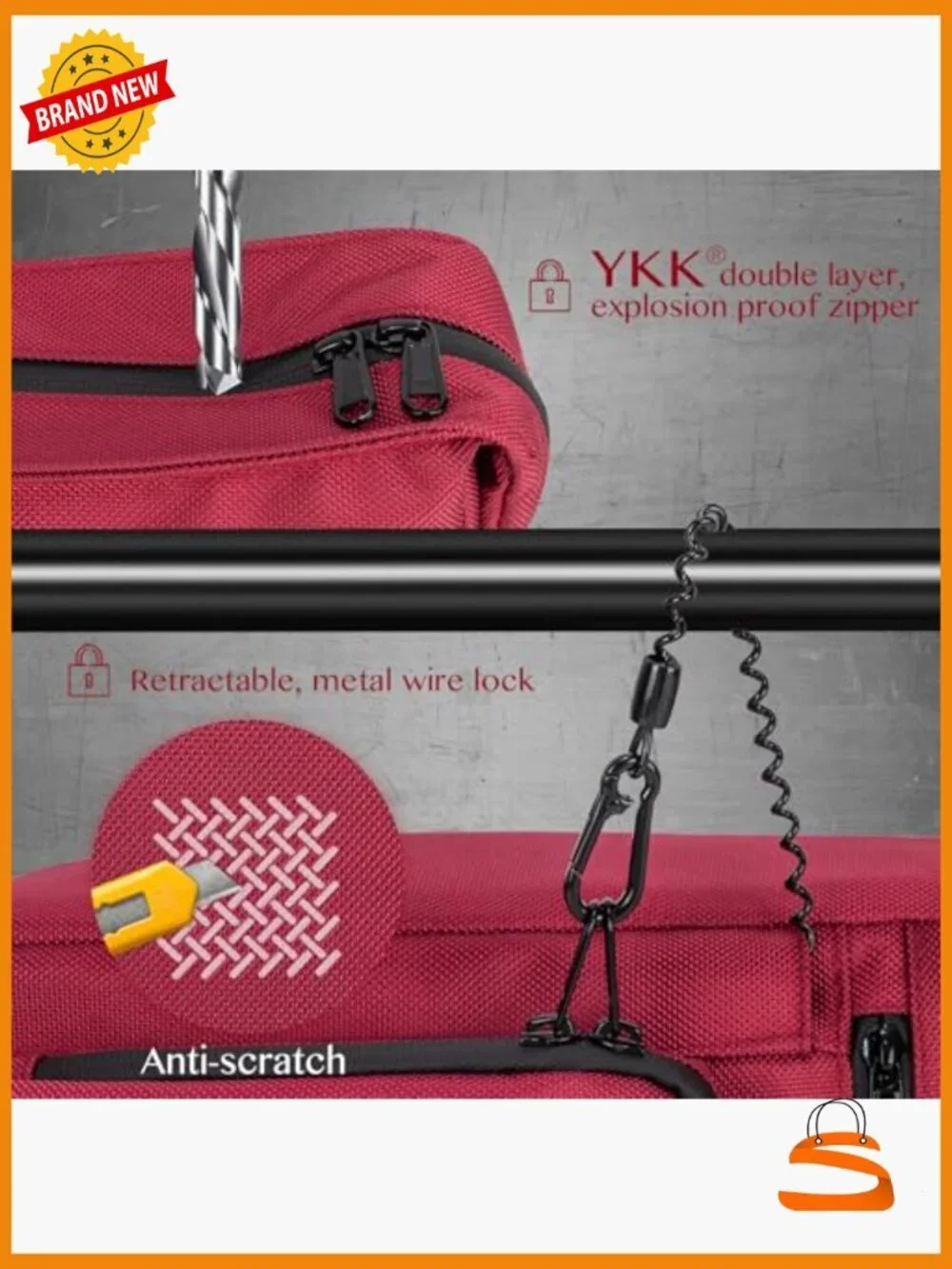 Anti Theft Sling Backpack Crossbody Shoulder Bag Travel Work